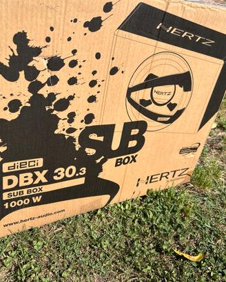subwoofer hertz DBX 30.3 1000 WATT