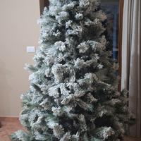 Albero di Natale innevato  210 cm