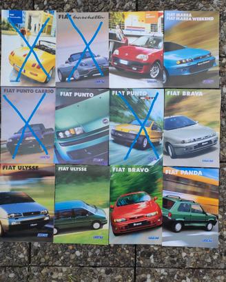 Brochure depliant prospekt auto Fiat