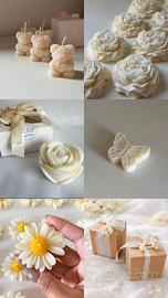 Bomboniere Candele in cera di soia 