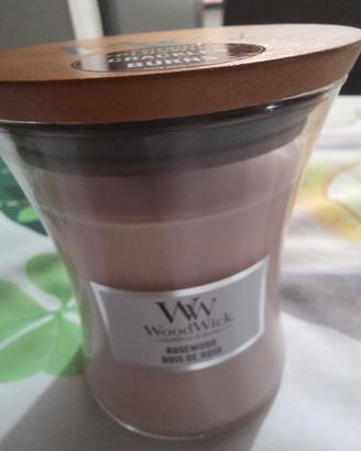 woodwick Rosewood candela 