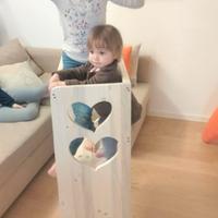 Torretta Montessori a cuori 100*50*40