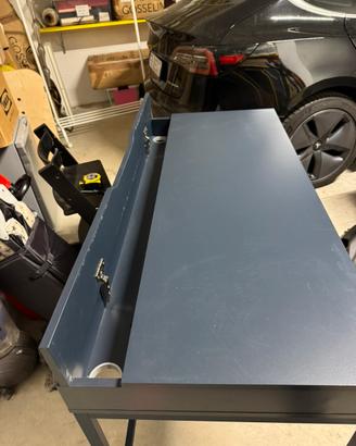 Scrivania moderna metallo e legno