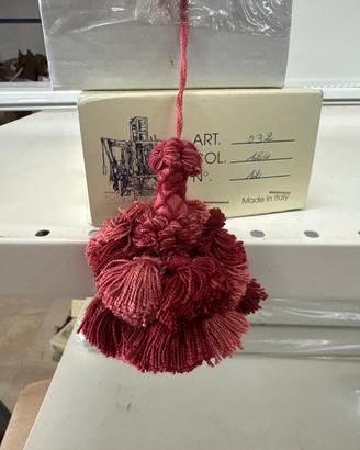 Fiocco chiave piccolo bordeaux e rosa ultimo pezzo