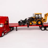 Modellino CAT RENTAL STORE FLATBED HAULER 420D