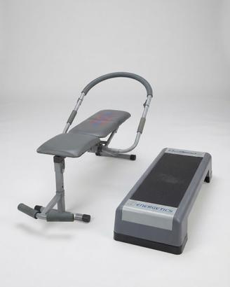 Panca multifunzionale palestra + pedana step