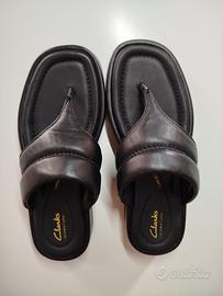 Infradito clarks pelle neri