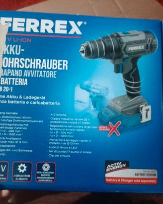 trapano avvitatore batteria 