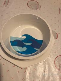 Set 6 ciotole Style con piatto, vintage anni 70