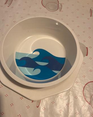Set 6 ciotole Style con piatto, vintage anni 70