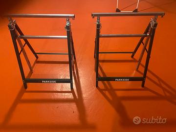 Cavalletti parkside + cavalletti legno
