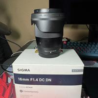 Sigma 16mm f1.4 x-mount