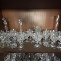 Set bicchieri di cristallo