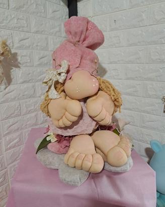 gnoma in cucito scolpito