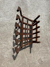 Braciere brucia legno ferro battuto