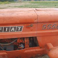 trattore fiat 555 con apripista tipo montagna 