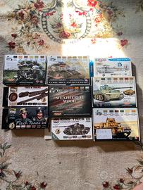 acrilici per dipingere modellini bellici