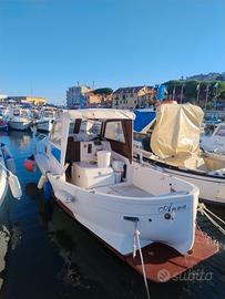 Barca cabinata pronta all'utilizzo 