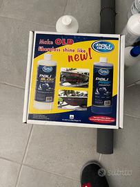 Kit lucidatura per scafi in vetroresina