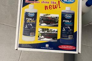 Kit lucidatura per scafi in vetroresina