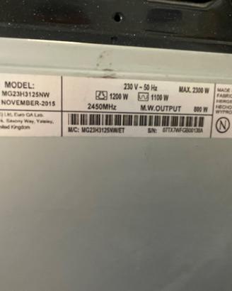 Forno microonde Samsung 