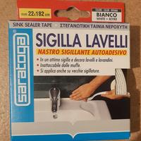 Nastro sigillante autoadesivo Saratoga bianco 