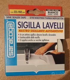 Nastro sigillante autoadesivo Saratoga bianco 