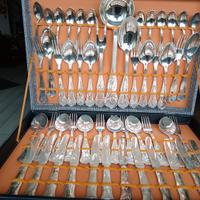 menagere complete in silver plated Anni 70