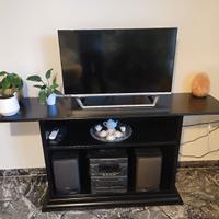 Mobile nero porta TV libreria