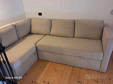 Divano ad angolo che diventa letto matrimoniale