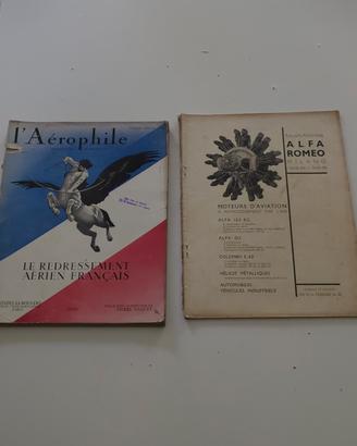 Riviste aeronautica francesi 1934 Air Aerophile
