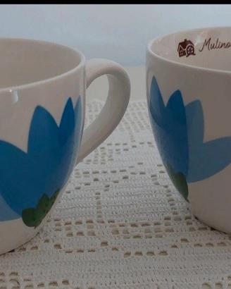 set colazione Mulino Bianco 2 piattini + 2 tazze