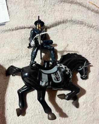 Zorro action figure con cavallo Tornado