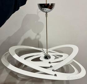 Lampadario a sospensione bianco “Saturno”