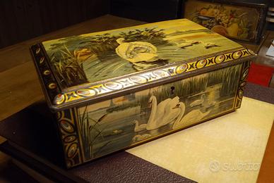 Scatola di latta antica Bekkers, Olanda