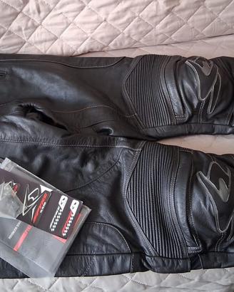 Pantaloni moto pelle Spyke Klon tg. 46D NUOVI con