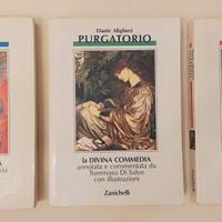 La Divina Commedia in 3 VOLUMI Ed.Zanichelli, 1993