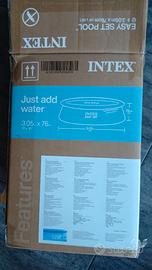 Piscina Intex Easy Set 305x76 cm + telo originale