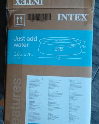 Piscina Intex Easy Set 305x76 cm + telo originale