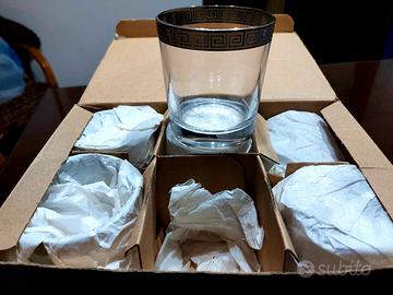 set bicchieri disegno gucci nuovo