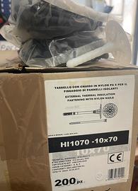 TASSELLI PER CAPPOTTO RIWEGA 10X70mm conf .200 pz