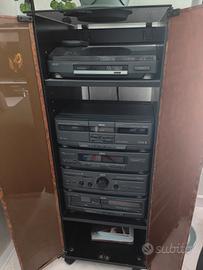 stereo completo di mobile