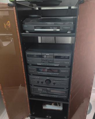 stereo completo di mobile