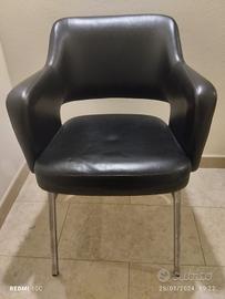 poltrona pelle modernariato 