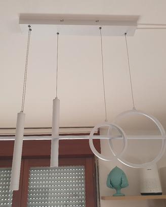 lampadario leslie novecento