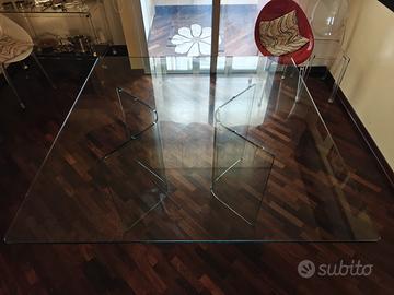 Tavolo Fiam 140x140 anni 90