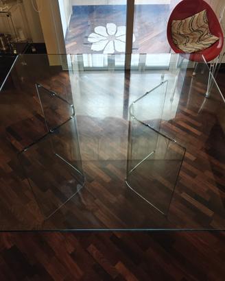 Tavolo Fiam 140x140 anni 90