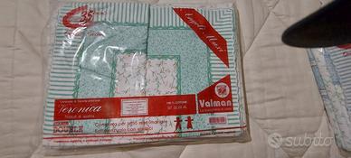 2 lenzuoli matrimoniali nuovi  in flanella  