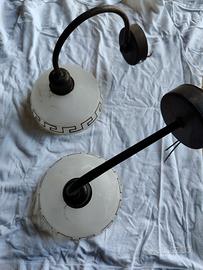 Coppia applique da parete vintage stile rustico