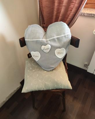 cuscino a forma di cuore